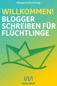 Cover - Willkommen! Blogger schreiben für Flüchtlinge