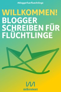 Cover - Willkommen! Blogger schreiben für Flüchtlinge